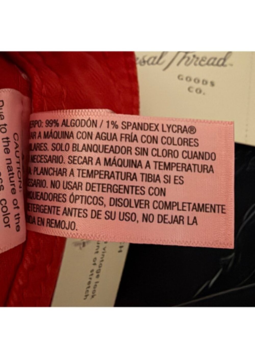 Universal Thread Sailor Wide Leg Jeans Women's Size 6 Red High Rise New Tags - Picture 6 of 7